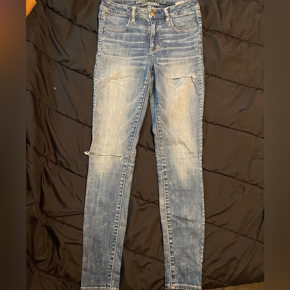 High rise skinny jeans size 4 US